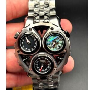 Invicta Cerberus 44594 Men’s 47mm Abalone Dial Stainless Steel Watch NIBWT